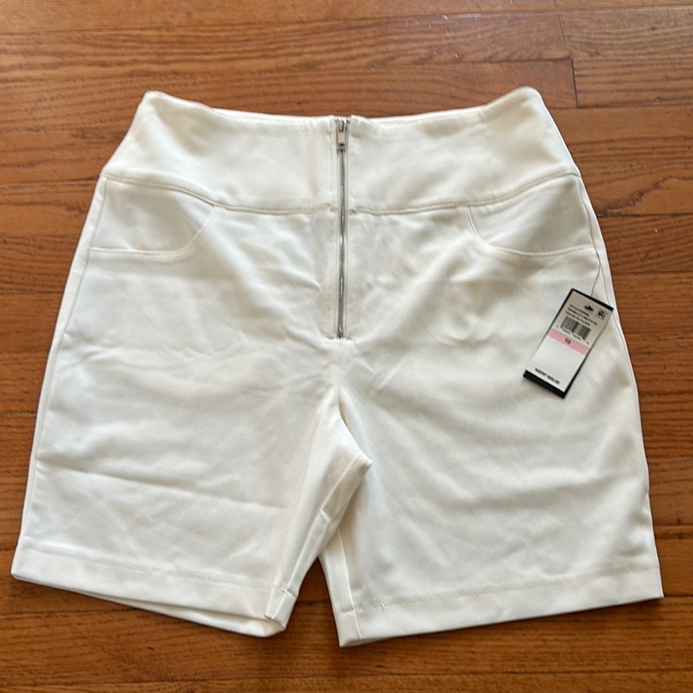 DANIELLE BERNSTEIN White High Waist size10 Shorts NWT